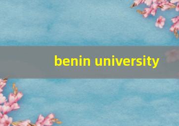 benin university